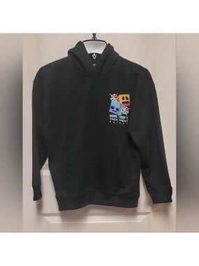 Kids Black Minecraft Trick or Treat Hoodie